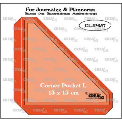 Crealies Journalzz & Pl Dies - Pocket Corner L
